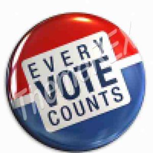 Every vote counts